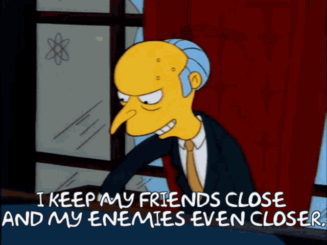 Mr Burns Simpsons Gif Mr Burns Simpsons Enemies Discover Share Gifs ...