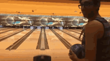 Throught The Uprights GIF - Bowling Between Leg Strike GIFs
