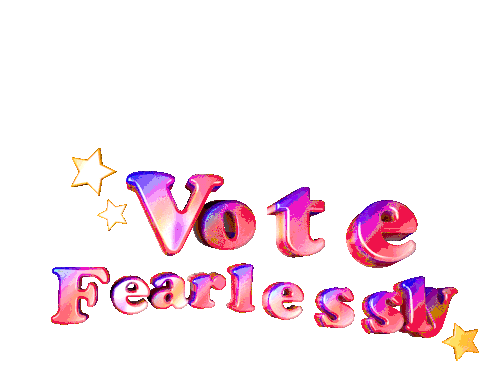 Vote Fearlessly Vote Sticker - Vote Fearlessly Vote Fearless Stickers