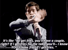 John Mulaney Its Like GIF - John Mulaney Its Like If I Get Fries GIFs