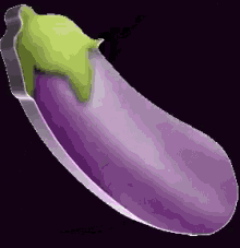 it purple its thick eggplant