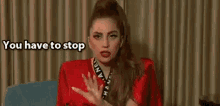 Continuously Making The Same Mistake GIF - Ladygaga Stop Nomore GIFs