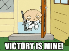 Family Guy Stewie GIF - Family Guy Stewie Victory Is Mine GIFs