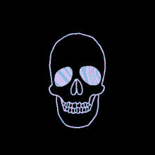Skull Bones GIF - Skull Bones Purple GIFs