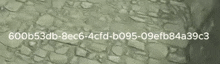 a brick wall with the numbers 600b53db-8ec6-4cfd-b095-09efb84a39c3