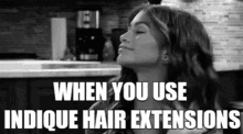 Weave Extension Hair GIF - Weave Extension Hair Weave Hairstyles GIFs
