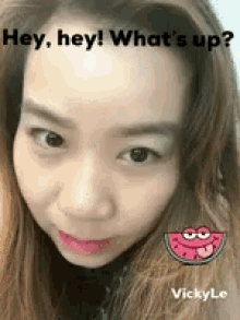Vicky Le Whats Up GIF - Vicky Le Whats Up Hey GIFs