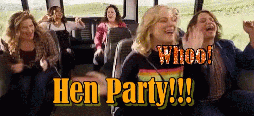 Hen Party Cheering GIF - Hen Party Cheering Whoo GIFs