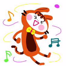 brown cat music dance fun