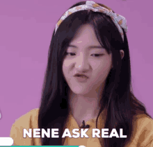 เนเน่ Nene GIF - เนเน่ Nene Nene Ask Real GIFs