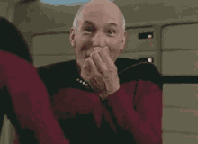 Star Trek Picard GIF - Star Trek Picard Ha Ha Ha GIFs