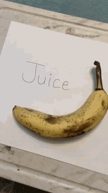 Banana Juice Chopchop GIF