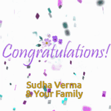 Sudha Ji Congratulations GIF - Sudha Ji Congratulations Confetti GIFs