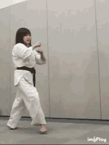 Karate Girl Osu GIF - Karate Girl Osu Black Belt GIFs
