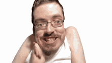 smiling ricky berwick feeling cute pose hey there