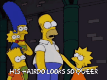 His Hairdo Looks So Queer - Queer GIF - Queer Hairdo Mister Burns GIFs