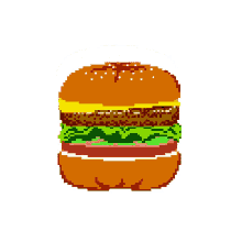 hungry burger cheeseburger sticker lol