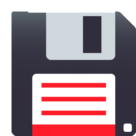 Floppy Disk Objects Sticker - Floppy Disk Objects Joypixels Stickers