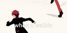 kanba takakura penguindrum mawaru penguindrum when u walkin when you walking