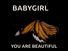 You Are Beautiful Butterfly GIF - You Are Beautiful Butterfly Baby Girl GIFs