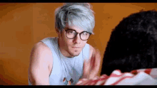 waterparks band awsten knight glasses stare