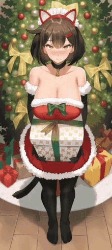 Christmas Anime GIF - Christmas Anime Present GIFs