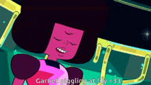 garnet giggling at lily < 33 in a cartoon
