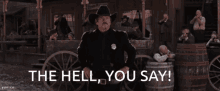 The Hell You Say No Crap GIF