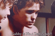gabby is no.1 dallas fan written on a picture