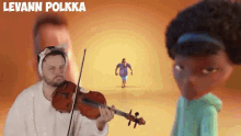 Levann Polkka Rob Landes GIF - Levann Polkka Rob Landes Playing Violin GIFs