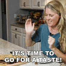 It'S Time To Go For A Taste Jill Dalton GIF - It'S Time To Go For A Taste Jill Dalton The Whole Food Plant Based Cooking Show GIFs
