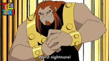 Worst Nightmare Mammoth GIF - Worst Nightmare Mammoth Teen Titans Og GIFs