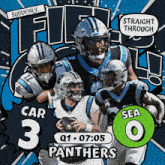 Seattle Seahawks (0) Vs. Carolina Panthers (3) First Quarter GIF - Nfl National Football League Football League GIFs