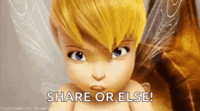 Tinkerbell Pout GIF - Tinkerbell Pout Hmpf GIFs