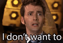 I Dont Wanna GIF - Doctor Who David Tennant Tenth GIFs
