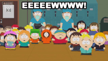 Eeeeewwww Kyle Broflovski GIF - Eeeeewwww Kyle Broflovski Eric Cartman GIFs
