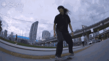 Skateboard Tricks Maddy Balt GIF - Skateboard Tricks Maddy Balt Keep Pushing GIFs