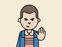 Eleven Stop GIF - Eleven Stop Stranger Things GIFs