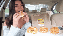 Steph Pappas Mrbeast Burger GIF - Steph Pappas Mrbeast Burger Burger GIFs
