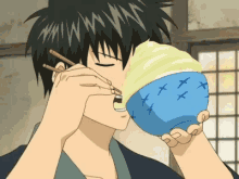Gintama Eating GIF