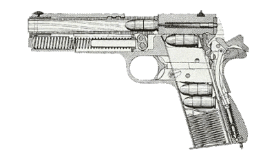 Loaded Gun Sticker - Loaded Gun Firearm Stickers
