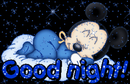Good Night Mickey Mouse GIF - Good night Mickey mouse - Discover ...