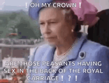 queen elizabeth ii is wearing a blue hat and a blue coat and is looking at something .