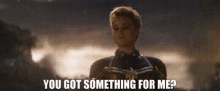 Captain Marvel You Got Something For Me GIF - Captain Marvel You Got Something For Me I Have Something For Me GIFs