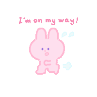 Rabbit Bunny Sticker - Rabbit Bunny Pink Stickers