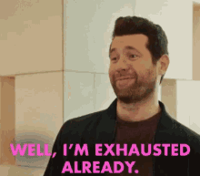 Calling It In GIF - Billy Epstein Im Exhausted Difficult People GIFs