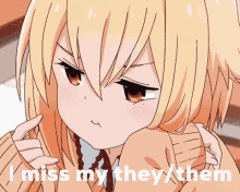 Miss You Anime GIF - Miss You Anime Pout GIFs