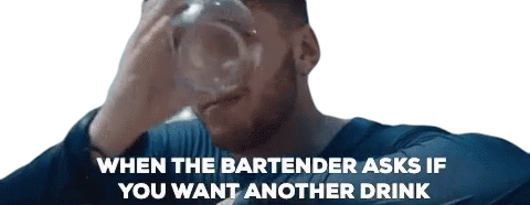 When The Bartender Asks You Want Another Drink Sticker - When The Bartender Asks You Want Another Drink Andrew Bazzi Stickers