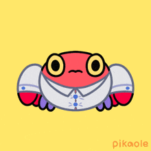 a drawing of a cartoon character with the name pikoole written below it