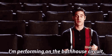 Darren Criss Bath GIF - Darren Criss Bath Glee GIFs